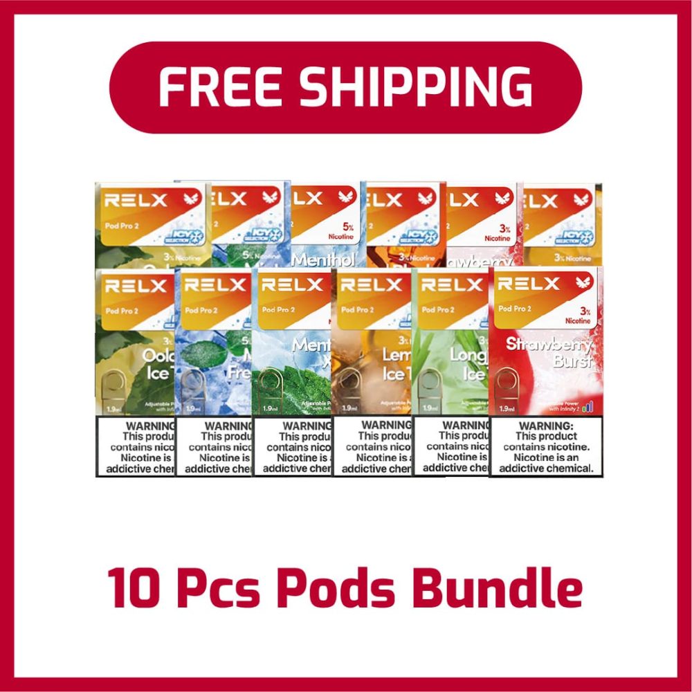 Relx Pod 10Pcs Bundle