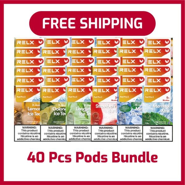 Homepage 10 relx 40 pods bundle
