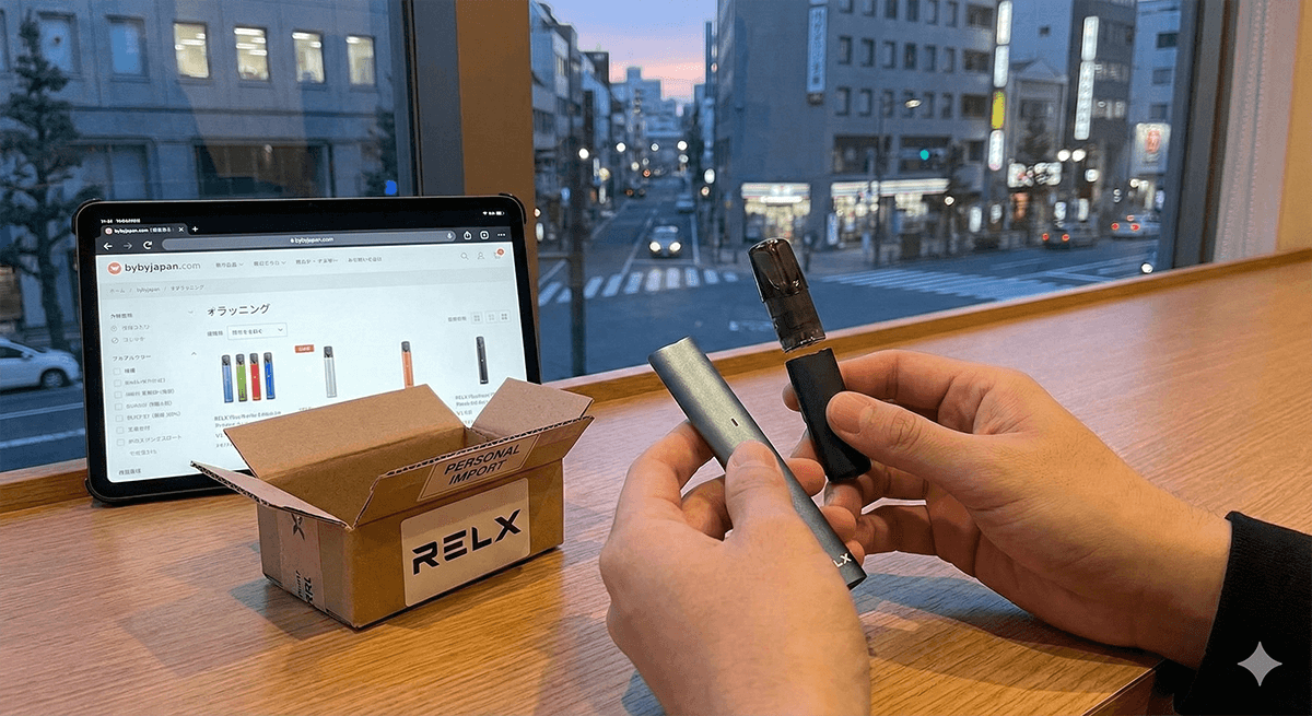 日本でニコチン入りベイプ(RELX)を購入する唯一の方法:個人輸入完全ガイド 31 ベイプ ニコチン入り 日本
