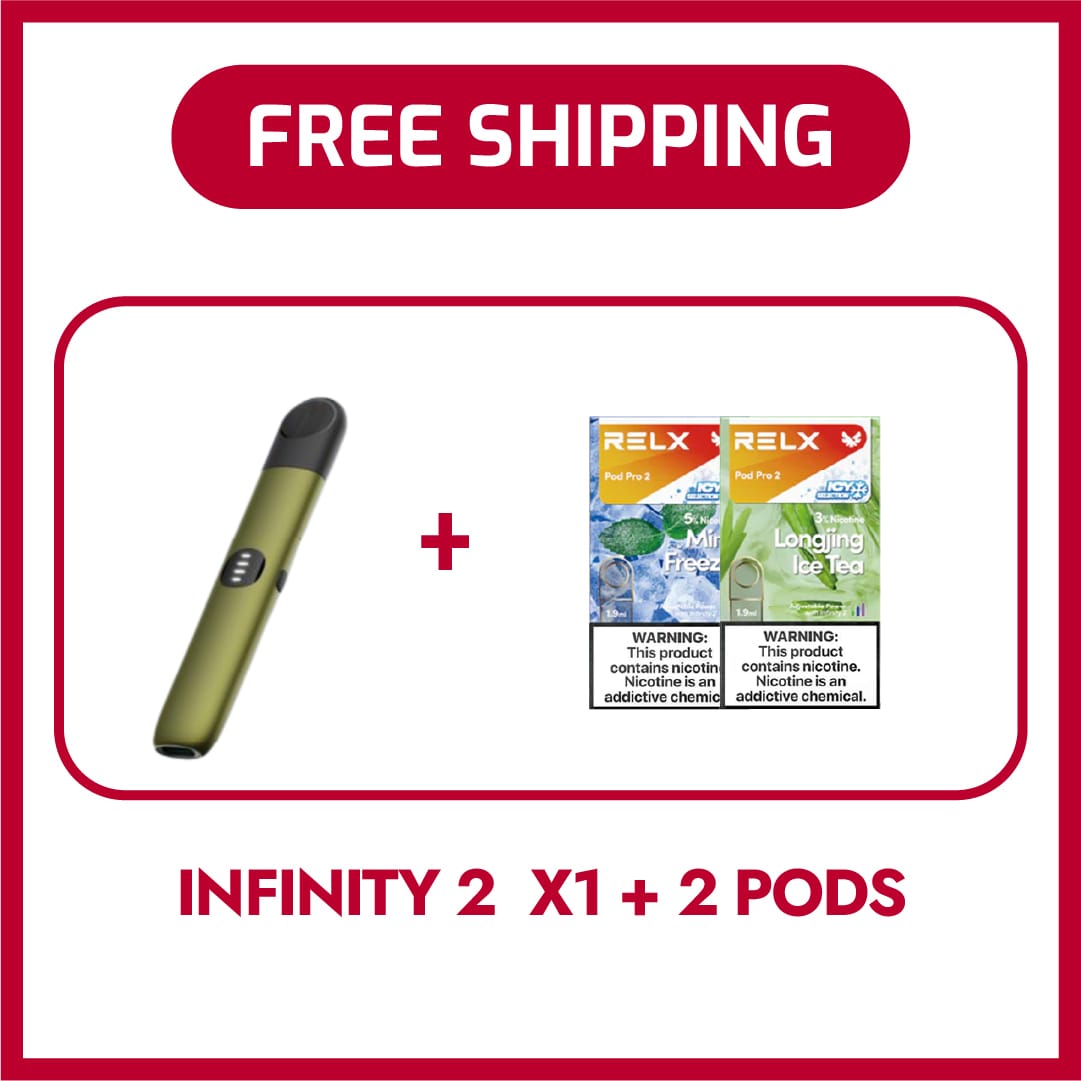 RELX Infinity 2 Device + 2 Pod Pro 2 Bundle 1 悦刻 Infinity 2 六代烟杆套餐2颗装