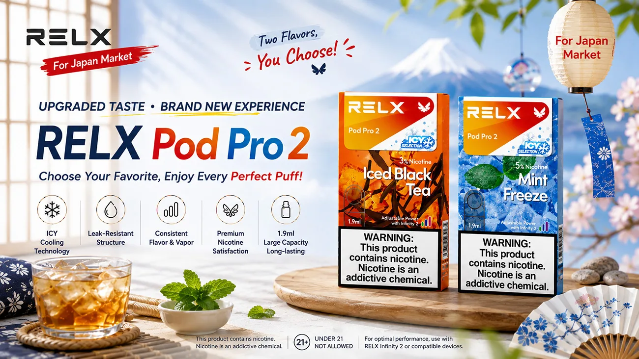 relx pod japan BybyJapan | Authentic Vape Store - RELX, Elfbar, Snowplus & More - BybyJapan Brand_UWELL Flavour:Gusto Green Apple Geek Bar Products delivery