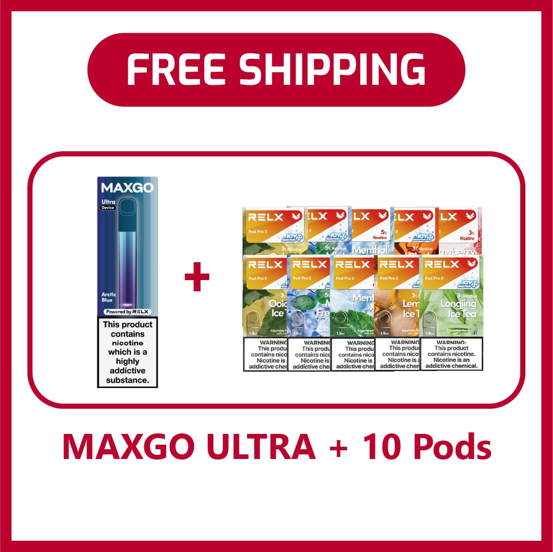 RELX MAXGO Ultra Device with 10 Pods 1 RELX MAXGO Ultra Device with 10 Pods